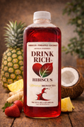 Drink Rich Pineapple Coconut Ginger Hibiscus Tea – 32 oz